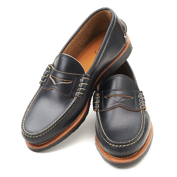 Beefroll Penny Loafers LH - Black