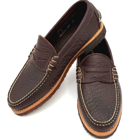 Beefroll Penny Loafer LH - Rowdy Bison, Dark Brown
