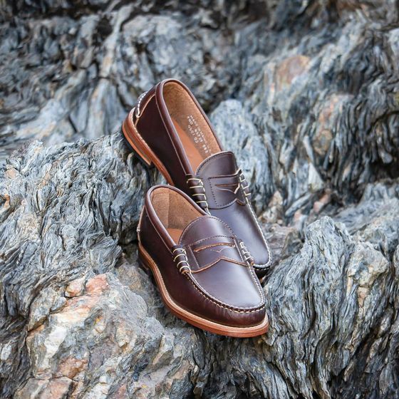 Beefroll Penny Loafers - Heritage Brown, view 6