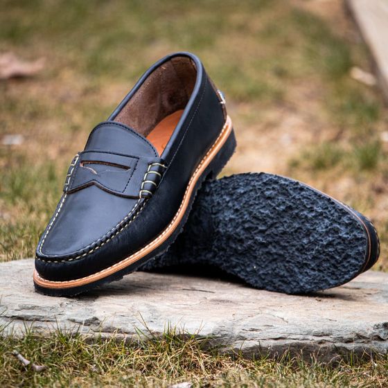 Beefroll Penny Loafers LH - Black, view 3