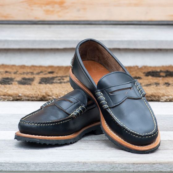 Beefroll Penny Loafers LH - Black, view 5