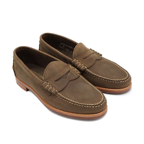 Beefroll Penny Loafers - Roughman Chocolate, view 2
