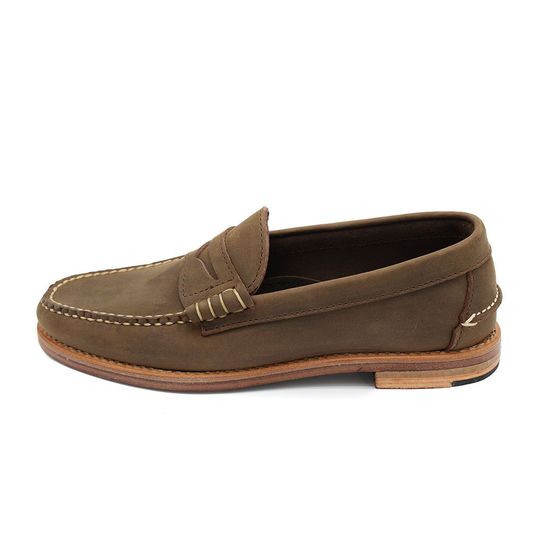 Beefroll Penny Loafers - Roughman Chocolate, view 3