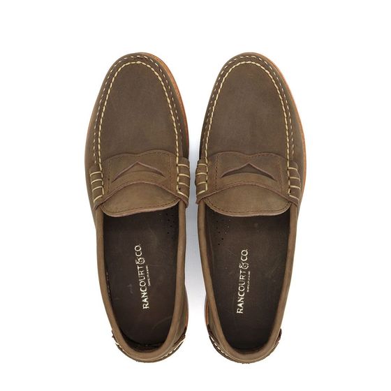 Beefroll Penny Loafers - Roughman Chocolate, view 4