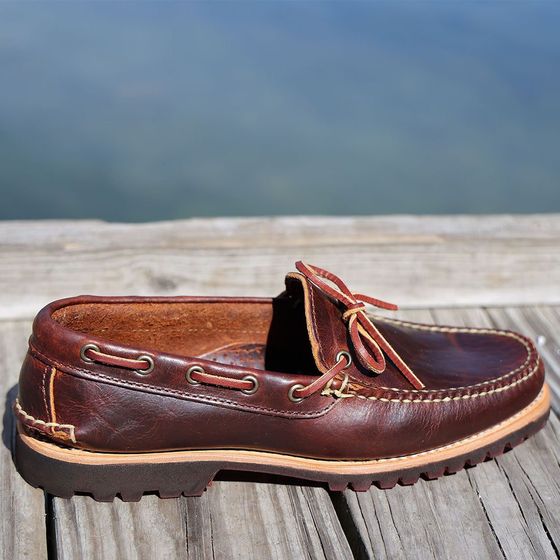 Bowdoin Camp Loafer - Burnt Chiptan Bison, view 5