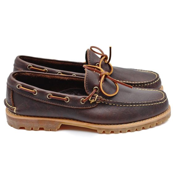 Bowdoin Camp Loafer - Dark Brown Rowdy Bison, view 3
