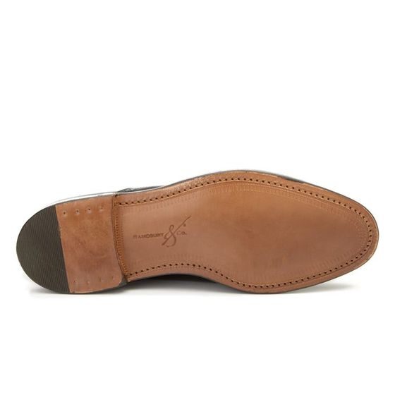 Brackett Oxford - Dark Brown Calf, view 3