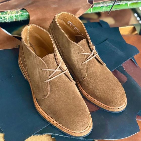 Bremen Gusset Chukka - Repello Fawn Suede, view 4