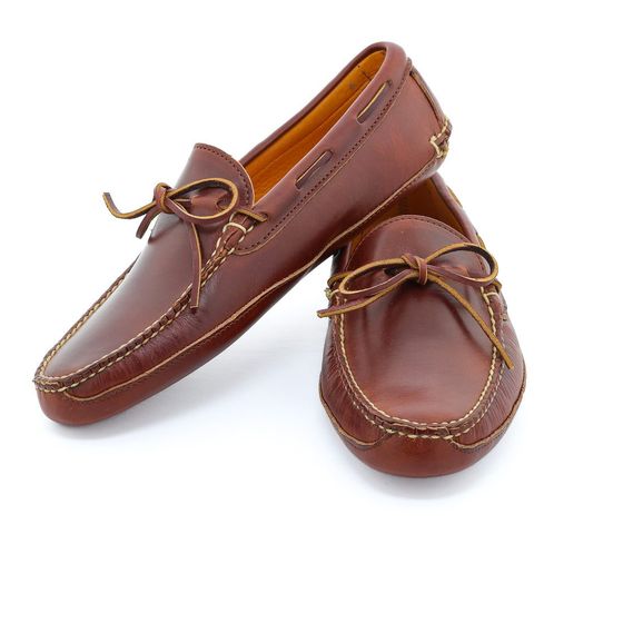 Brunswick Slipper Leather-sole - British Tan