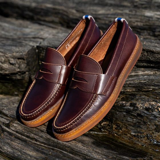 Cup Sole Penny Moc - Heritage Brown, view 6