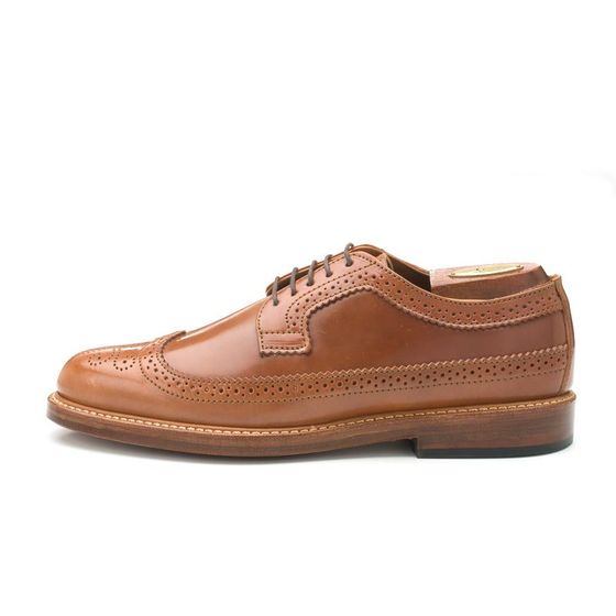 Cushman Longwing - Caramel Shell Cordovan, view 5
