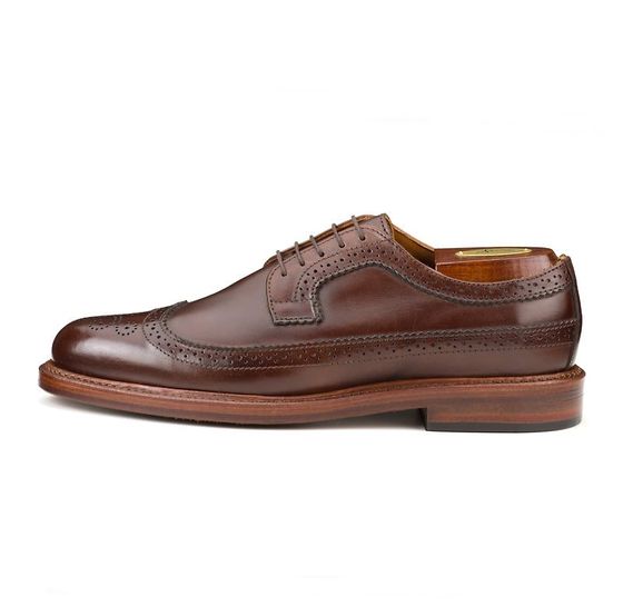 Cushman Longwing - Dark Brown Calf, view 2