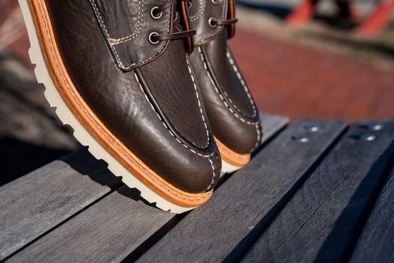 Dunnage Blucher - Charcoal Grizzly, view 6