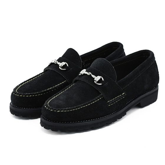 Horsebit Loafer w/ Lug Sole - Black Orion Fleshout, view 4
