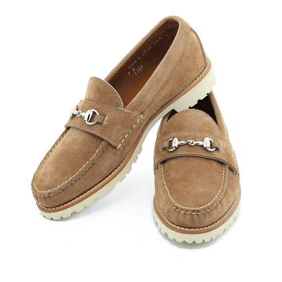 Horsebit Loafer w/ Lug Sole - Khaki Orion Fleshout