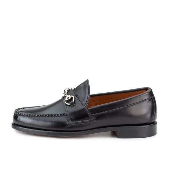 Horsebit Loafers - Black Calf, view 2