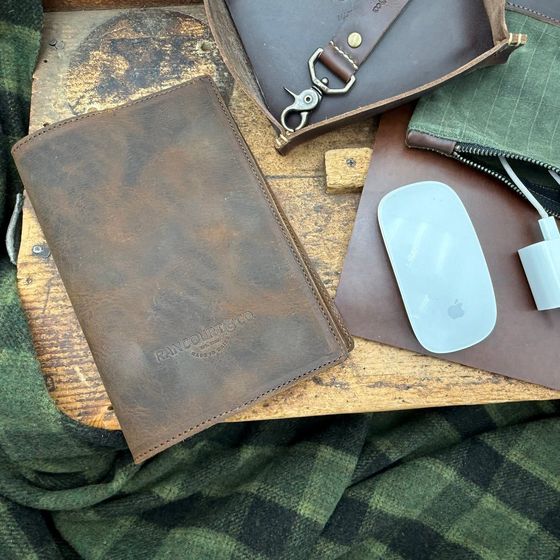 Kineo Rye Crazy Horse Leather Journal, view 2
