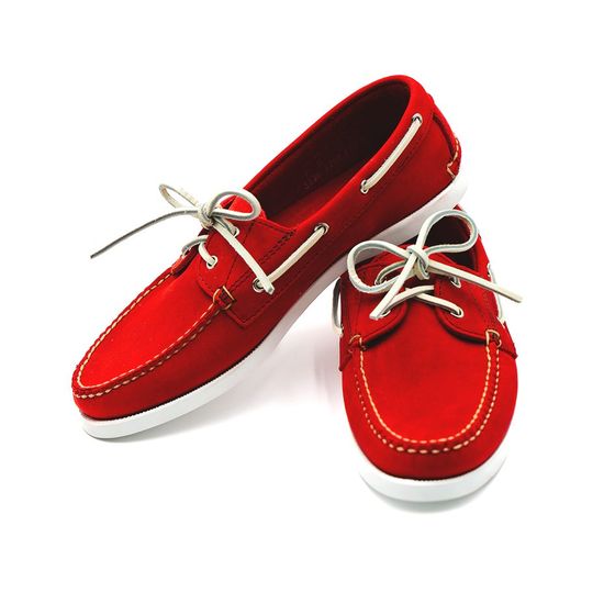 Roque Boat Shoe - Roughman Deep Red