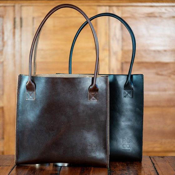 Sprucehead Leather Tote, view 3