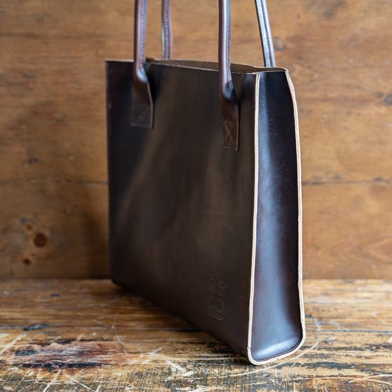 Sprucehead Leather Tote, view 5