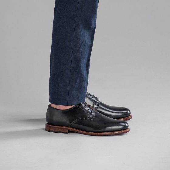 Standish Blucher - Black Shell Cordovan, view 3