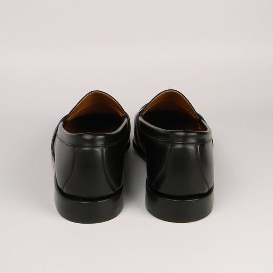 Stitchline Penny Loafers - Black Calf, view 3