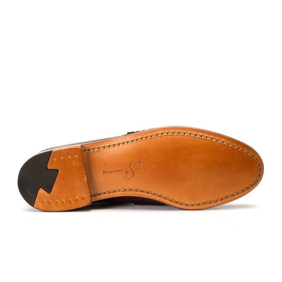 Stitchline Penny Loafers - Black Calf, view 4