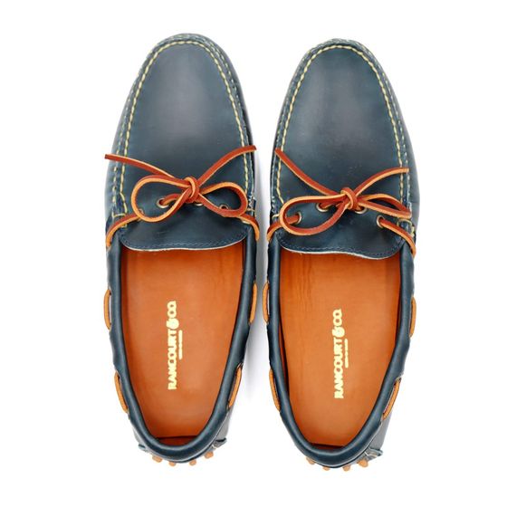 Waldoboro Driving Moc - Parisian Blue, view 4