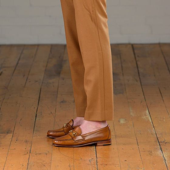 Women's Horsebit Loafers - Amber Calf, view 2