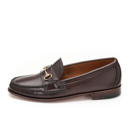 Women's Horsebit Loafers - Dark Brown Calf, view 2
