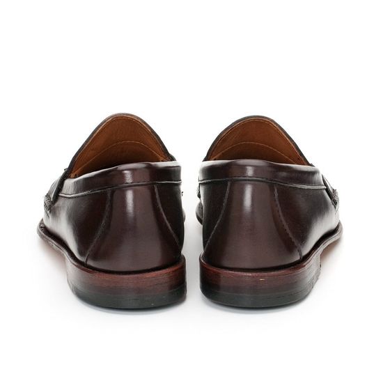 Women's Horsebit Loafers - Dark Brown Calf, view 3